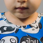 تیشرت پنبه بچه گانه با طرح پاندا آبی
